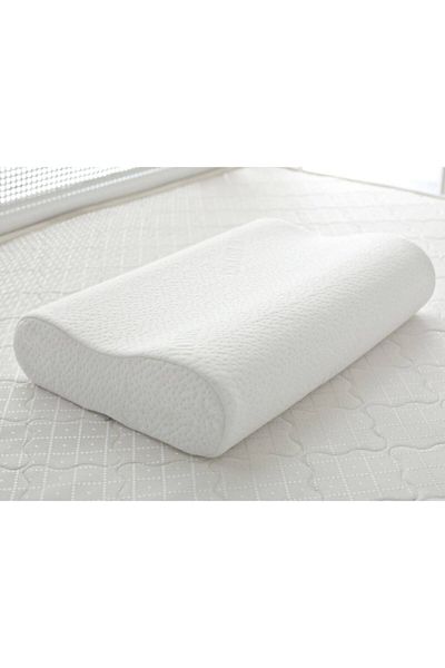 HSN HOME 40X60 cm Visco White Cotton - Visco Therapy Orthopedic Neck Pillow