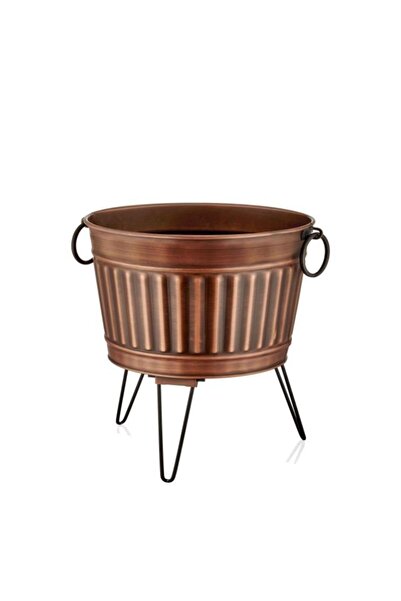 The Mia Bakır Ayaklı Saksı 43x45cm