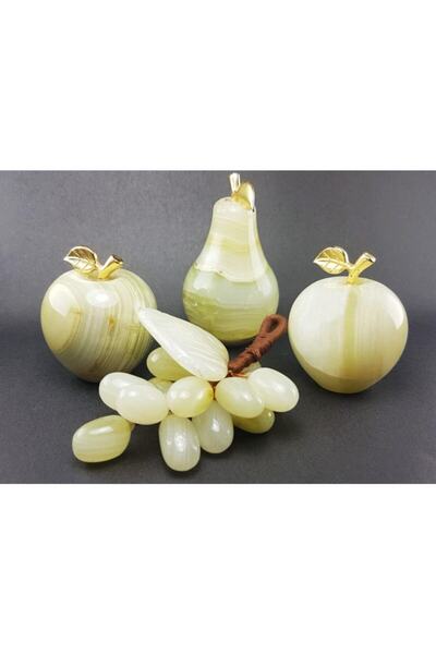 Arı Onyx Oniks Taşı Sunum Meyveler