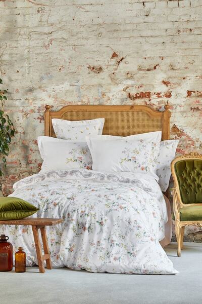 Karaca Home Senon Pembe Rnf Çift Kişilik Doğal Pamuk Nevresim Takımı