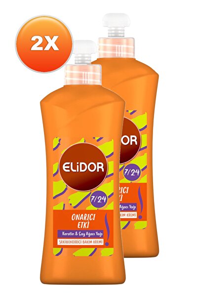 Elidor Anında Onarıcı Bakım 7/24 Şekillendirici Bakım Kremi 300 Ml. Ikili Paket