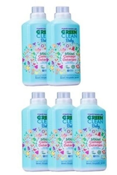 U Green Clean Green Clean Baby Bitkisel Çamaşır Deterjanı 1000ml-5li Set