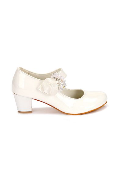 Kiko Kids White Ballerinas - Girls' Shoes