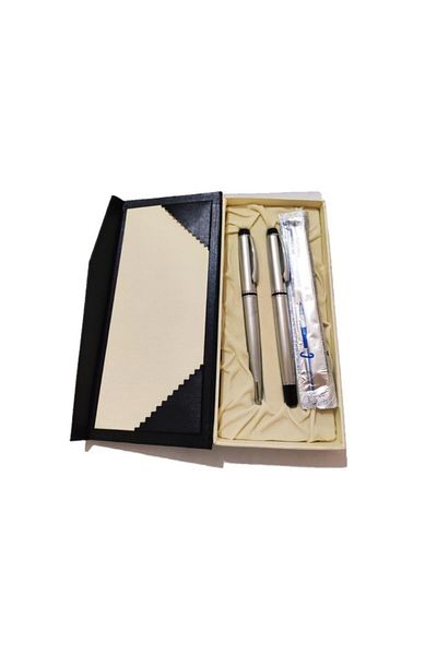 Mikro 272-2 Chrome Ballpoint Pen Set of 2