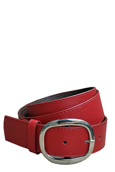 Kemer Dünyası Women's Plain Red Belt 4 cm
