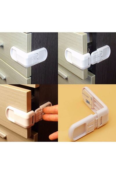 GoodSell Set of 2 Child and Baby Protection Lock - Safe Cabinet and Drawer