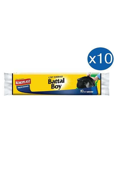 Koroplast Professional Strong Battal Garbage Bags 10 x 10 Pack