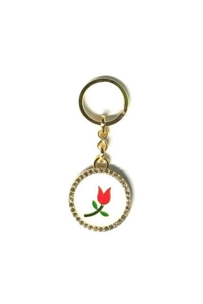 AVMmarketim توليب عزر سلسلة المفاتيح المعدنية هدية حقيبة ملحق