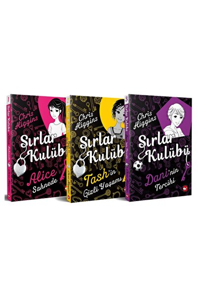 Beyaz Balina Yayınları Sırlar Kulübü Hikaye Serisi - 3 Kitap Set / Chris Higgins