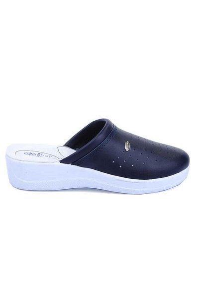GEZER Παντόφλες Unisex Navy Blue 4 Point Anatomical Sabo Slippers Hospital Nurse Doctor Slippers