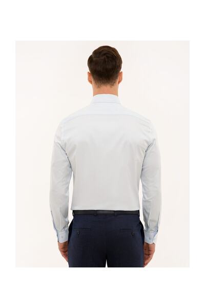 Pierre Cardin Erkek Açık Mavi Slim Fit Gömlek G021SZ004.000.1038388