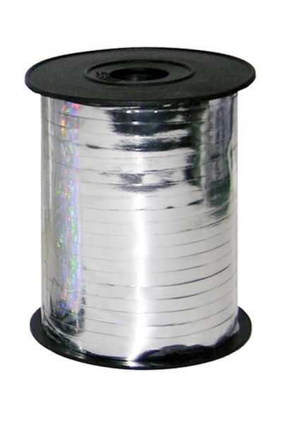 PARTİCİM SÜS EVİ Metallic Silver Raffia Metallic Silver Raffia 8 mm X 200 m 1 Roll