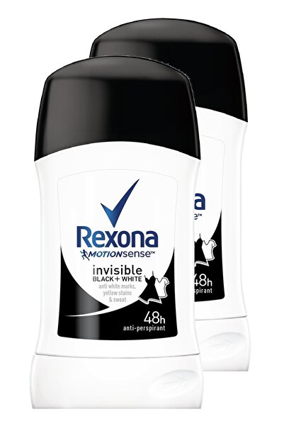 Rexona Men Invisible Black White Anti-perspirant Kadın Roll On 40 Ml. Ikili Paket
