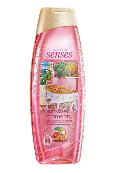 AVON Pink Grapefruit and Apricot Scented Shower Gel 500 Ml.