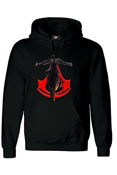 GALASHOP Unisex Black Assassin's Creed Sweatshirt