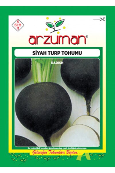 Arzuman Tohum Arzuman Siyah Turp(siyah Inci) Tohumu 10 Gr