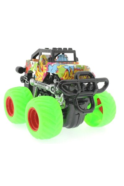 MEGA Die Cast Off Road  Dev Yeşil  Teker Araba