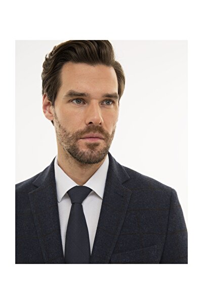 Pierre Cardin Ανδρικό μπουφάν σε μπλε ναυτικό λεπτή εφαρμογή G021GL002.000.1134815