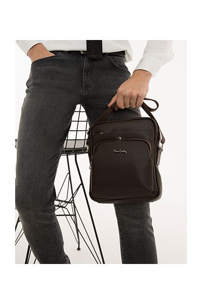 Pierre Cardin Men's Brown Handbag A021AK057.CNT.01PC001431-K20