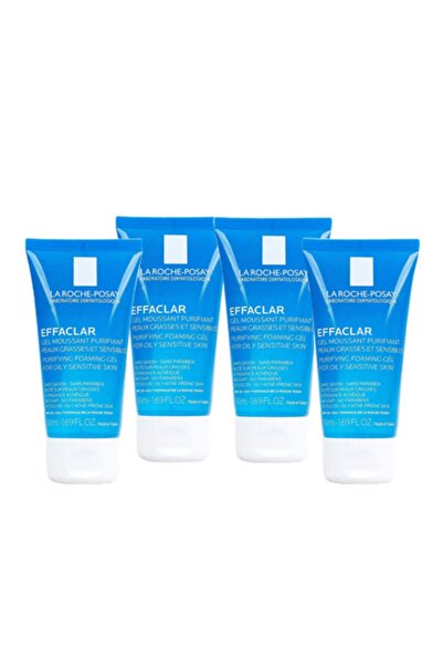 La Roche Posay Effaclar Jel 50 Ml X 4 Adet | Taşıma Boy Effaclar Set