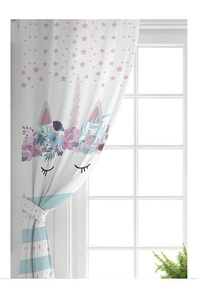 Realhomes Perdele de fundal pentru baby Shower pe podea albă cu o singură aripă - Design special pentru cameră pentru copii