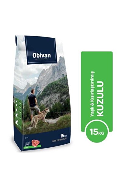 obivan Yaşlı - Kuzulu Köpek Maması 15 kg