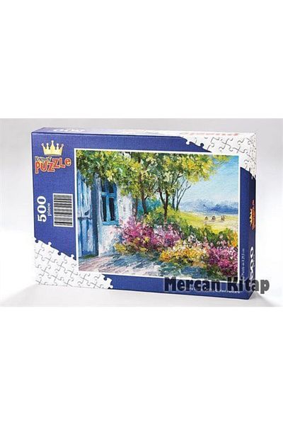 King Of Puzzle Blue Window Wooden Puzzle 500 Pieces (mz14-d)