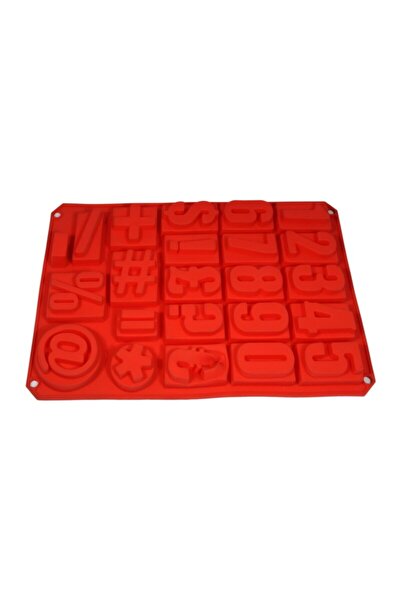 PASTRY PLANET Number And Symbol Silicone Number And Stone Mold