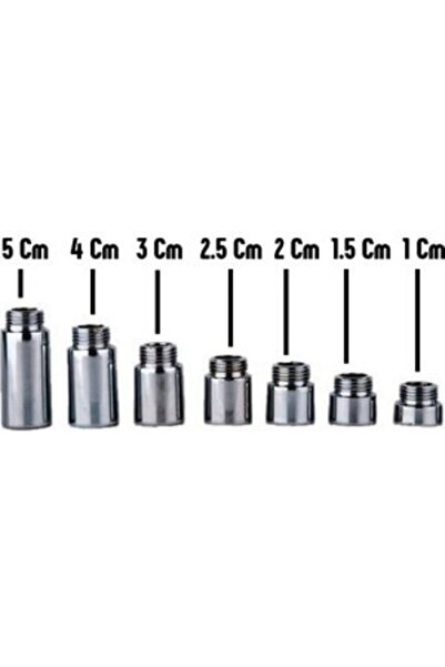 Genel Markalar Krom Uzatma 1,5 Cm 1/2 Musluk Uzatma 1/2