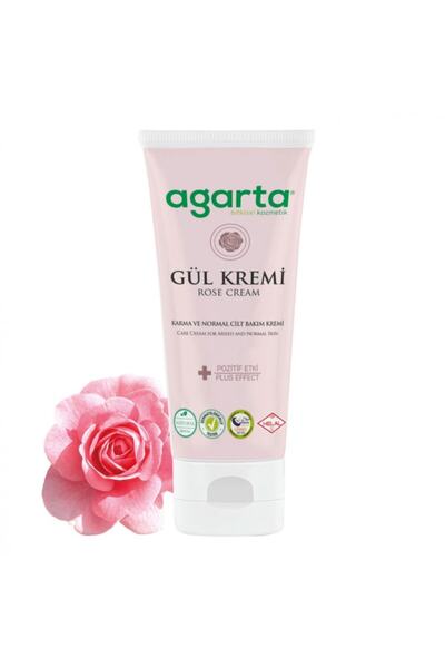 Agarta Doğal Gül Kremi 75 ml 3 Adet