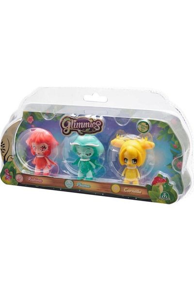 Glimmies Rubina Pluma Cornelie Triple Figure Toy