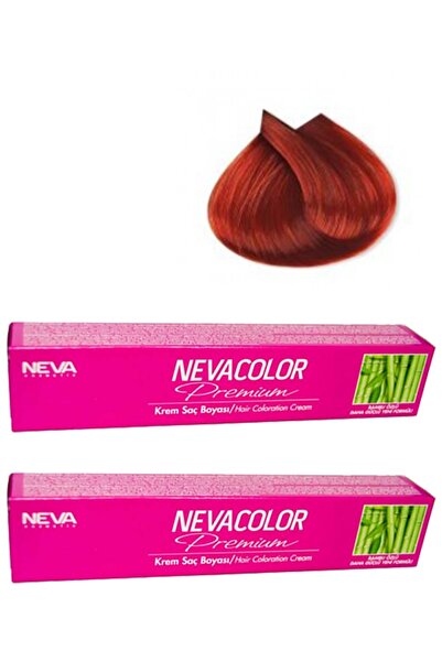Neva Color Tüp Boya 8.444 Açık Kumral Çok Yoğun Bakır Ekonomik 2 li Paket