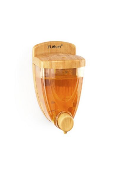 Flosoft Δοχείο υγρού σαπουνιού 350 ml. (ΞΥΛΙΝΟ ΕΠΙΚΡΑΤΙΜΑ) F261