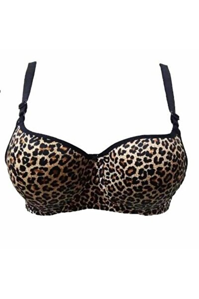 Liza Kadın Leopar Desteksiz Sütyen