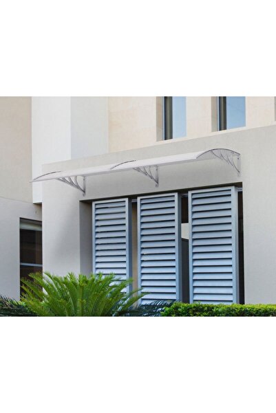 Genel Markalar Kapı Üstü Pratik Sundurma 300 X 100 cm Gri