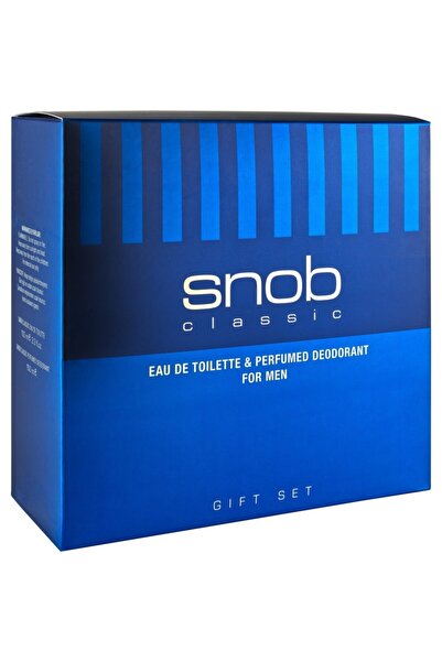Snob Orjinal Classic Edt 100 ml Erkek Parfümü ve 150 ml Deodorant