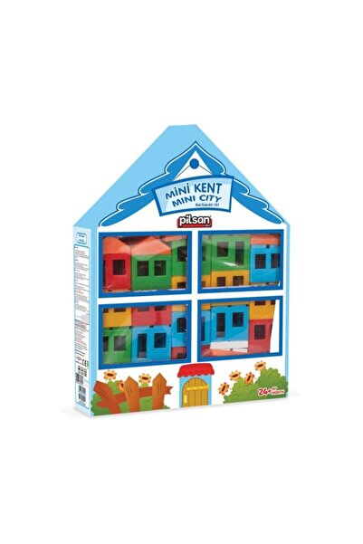 BRCTOPTAN Oyuncak Lego Mini Kent Renkli Eğitici Bloklar 40 Parça Blok