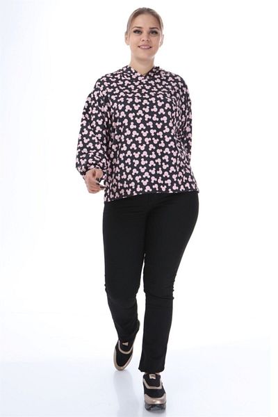 Seamoda Hanorac cu model Mickey-negru