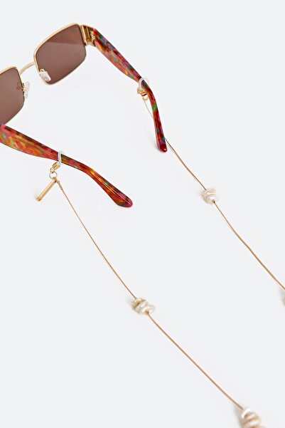 New Obsessions Renkli Boncuklu Incili Gözlük Ipi