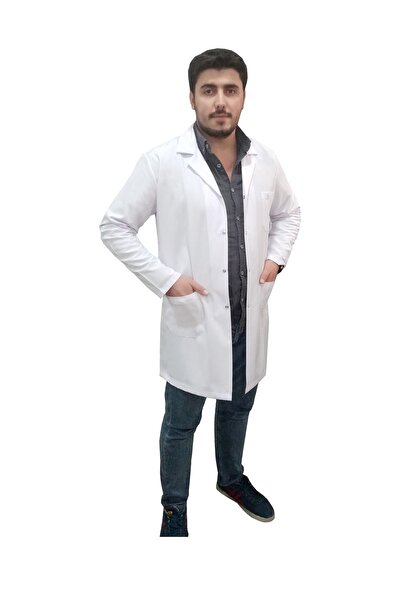 TİJA معطف رجالي طية صدر السترة معطف الطبيب، معطف الصيدلي، معطف المعلم، معطف ا...