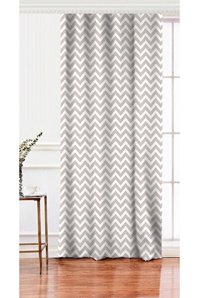 Realhomes Tek Kanat Özel Tasarım Dijital Baskılı Salon Fon Perdesi