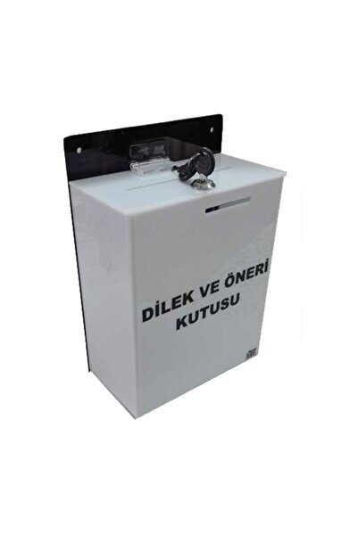 miraj White Color Medium Size Wishing Suggestion Box
