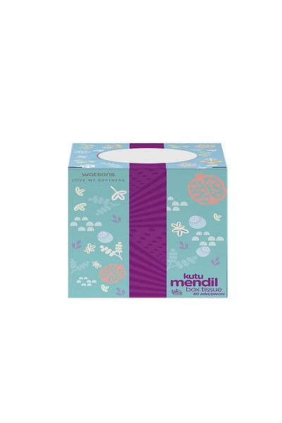 Watsons Box Tissue 60s 3 Ply X-Flower2399900942113