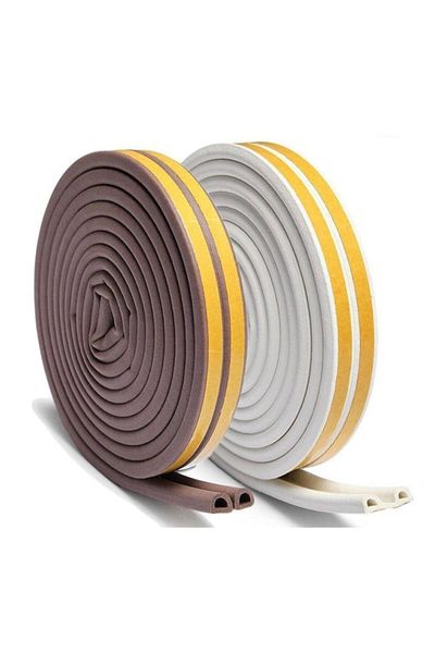 MST Felt Adhesive 10X2=20 Meters (White) Door Window Tape Felt Cold Insulation Rubber Bands