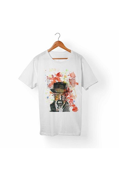 Alfa Tshirt Breaking Bad Heinsenberg White T-Shirt