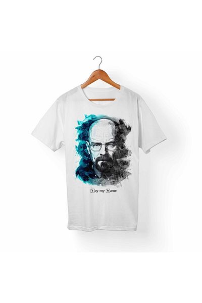 Alfa Tshirt Unisex White Breaking Bad Heinsenberg T-Shirt