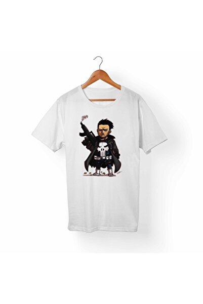 Alfa Tshirt Unisex White Punisher Sweatshirt