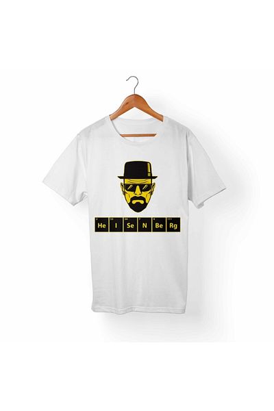 Alfa Tshirt Men's White Breaking Bad Heinsenberg T-shirt