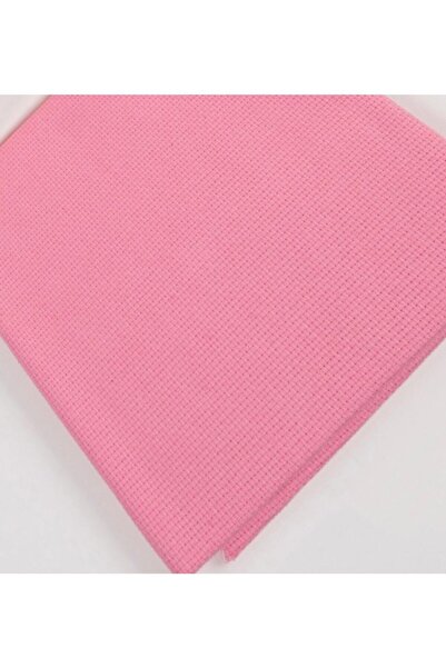 METİNLER EV TEKSİLİ Pembe Etamin Seccade Kumaşı 75x125 Cm