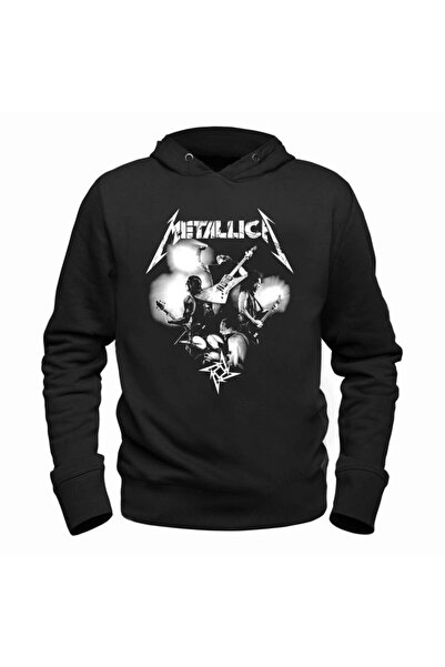 Alfa Tshirt سويت شيرت ميتاليكا أسود للجنسين